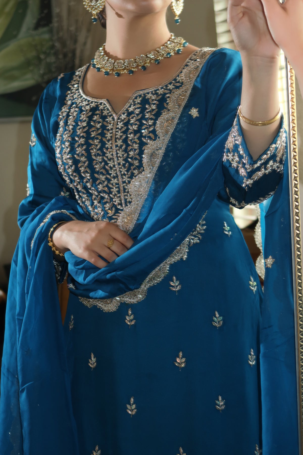 A-Shape Sharara Suit