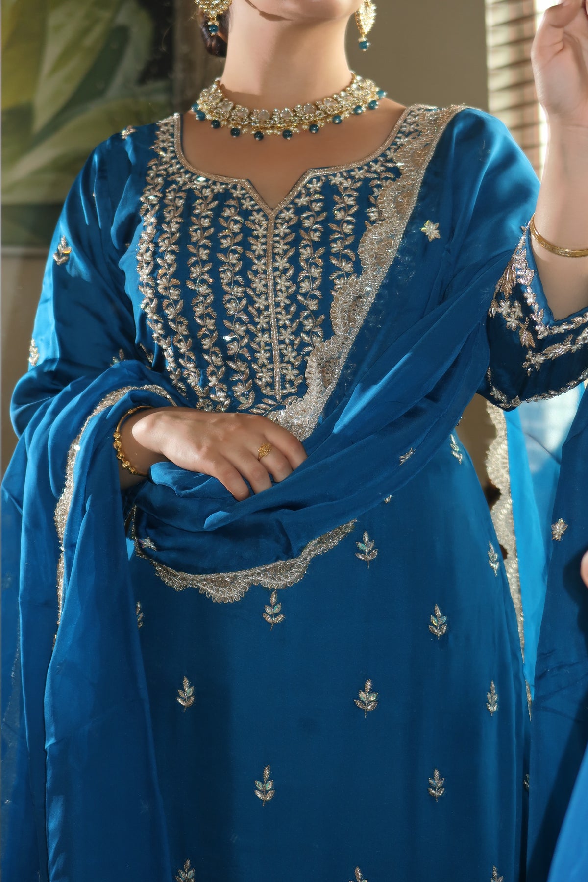 A-Shape Sharara Suit