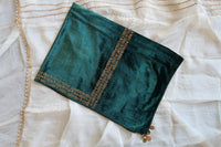 Green Velvet Shawl