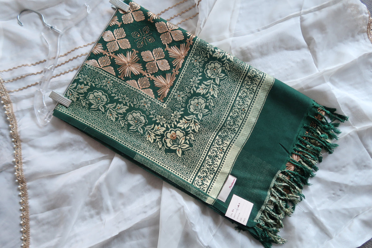 Green Pashmina Shawl