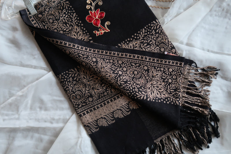 Black Pashmina Shawl