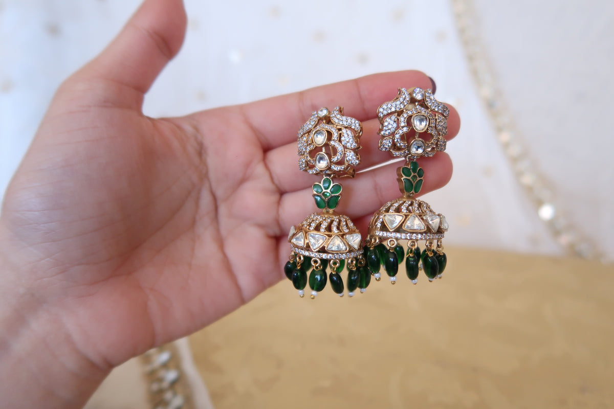 Emerald Small Earrings