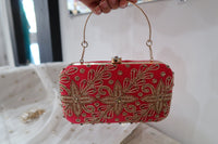 Velvet Pink Clutch