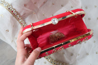 Velvet Pink Clutch