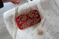 Red Velvet Clutch