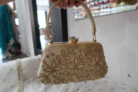 Gold Velvet Bag