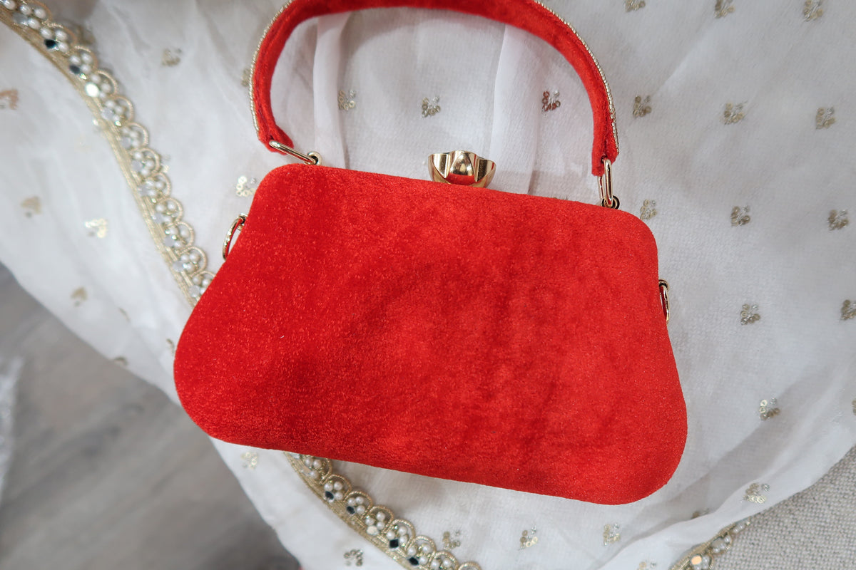 Velvet Red Bag