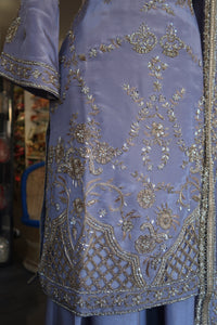 Shimmer Silk Sharara