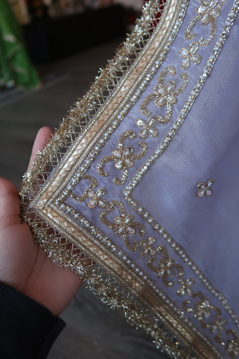 Shimmer Silk Sharara